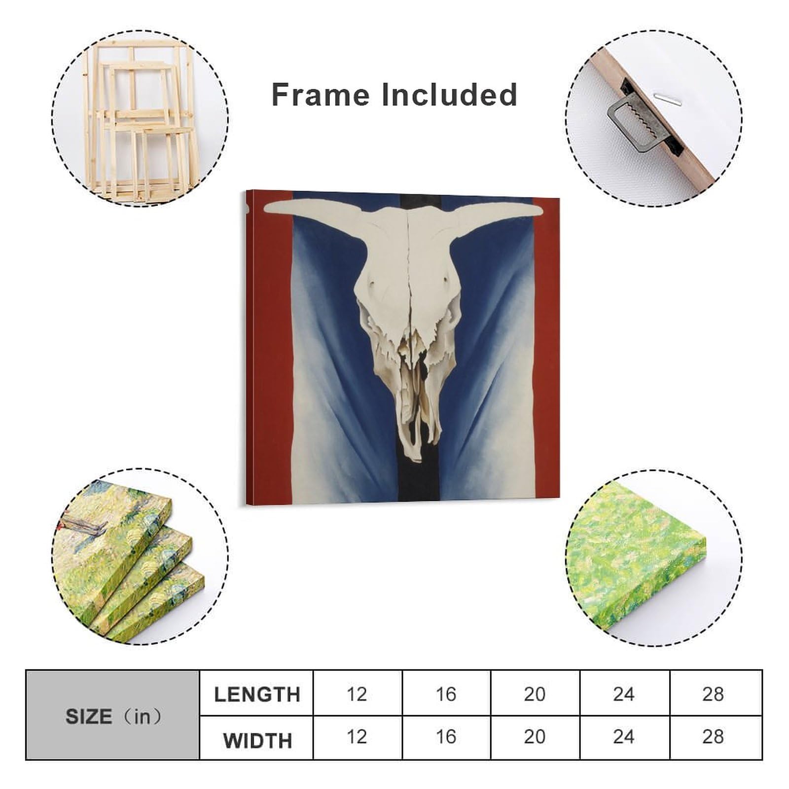 牛の頭蓋骨壁掛け置物本物ジョージア・オキーフ